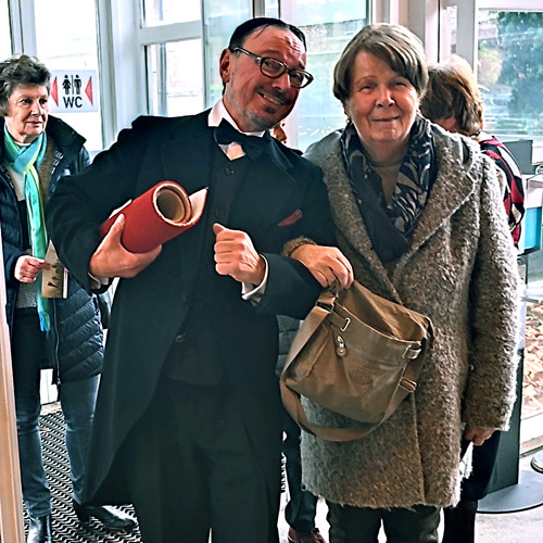 13.12.2025 Comedy Butler Leopold Empfangsentertainment Begrüßung mit Esprit