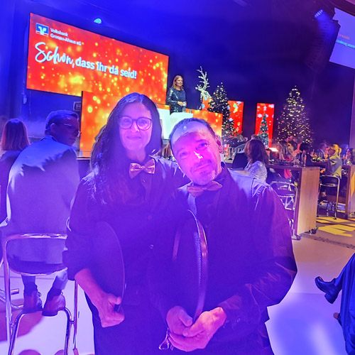 28.11.2025 Gronau Spaßkellner Weihnachtsfeier Volksbank