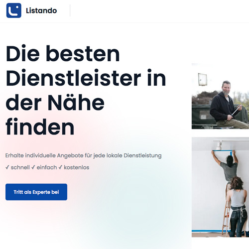 Listando Online Plattform